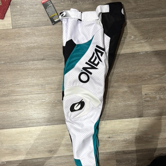 O’Neal Airwear Size 28 Men's Teal and Black Racing Pants - Picture 3 of 6